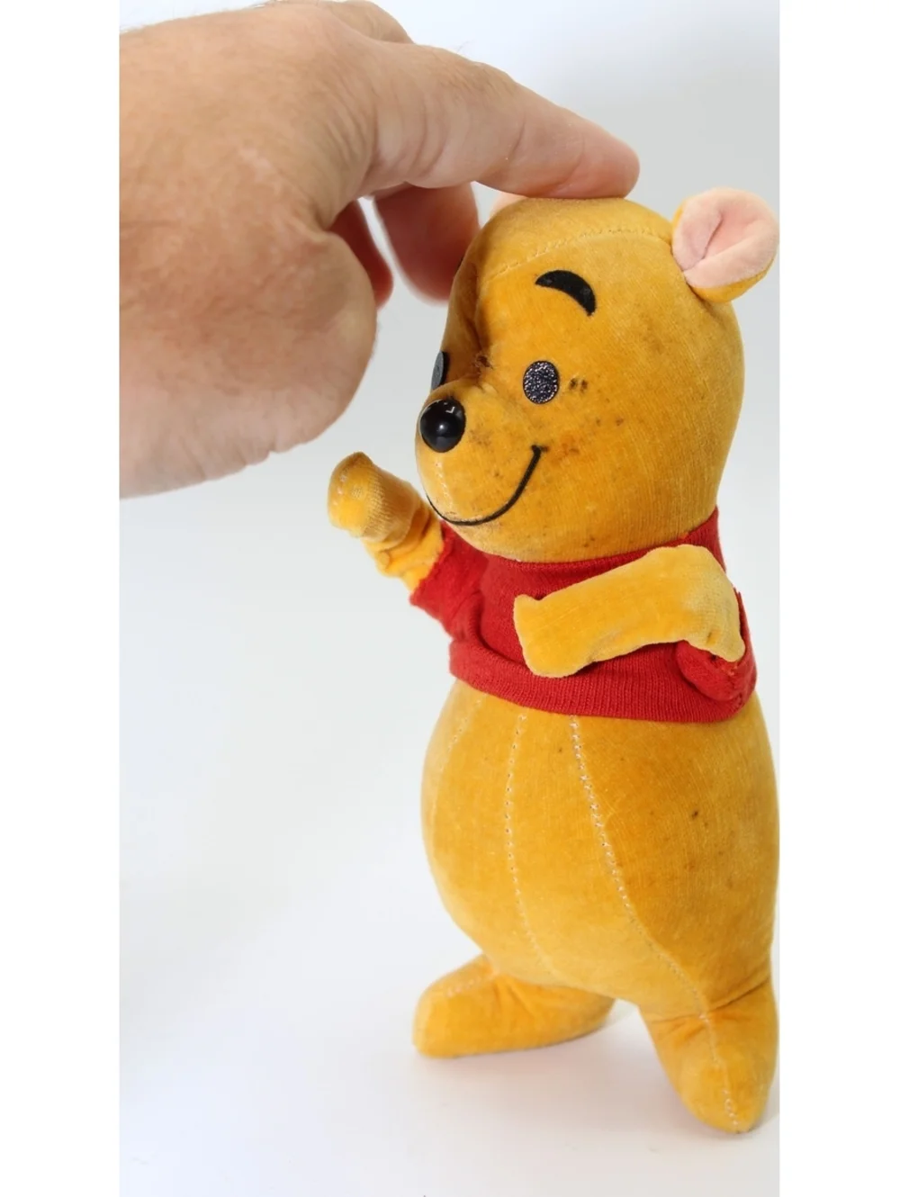 VTG 1960's Disney Sears Gund Winnie the Pooh Saw Dust Filled Corduroy Plush Doll